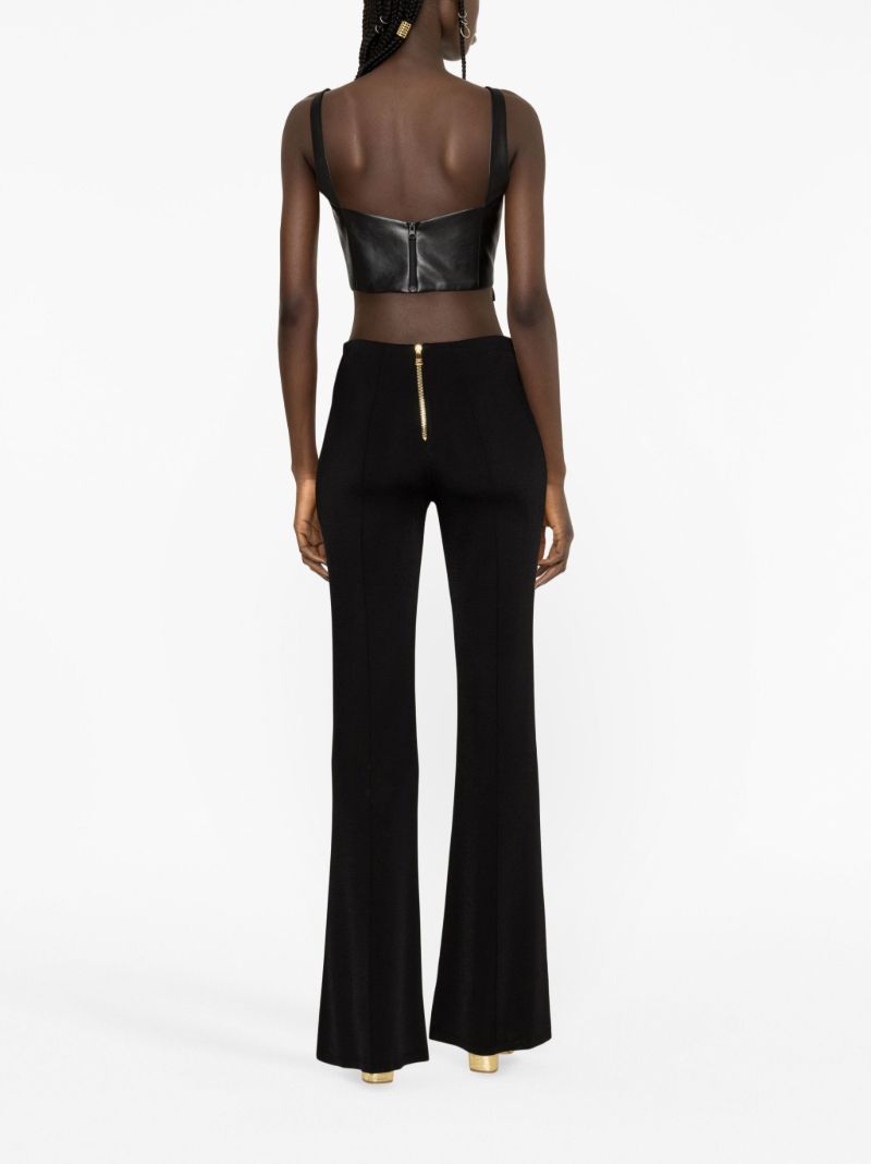 Black Double Breasted Trousers