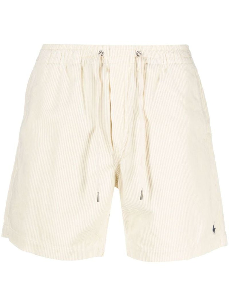 Neutral Corduroy Cotton Deck Shorts