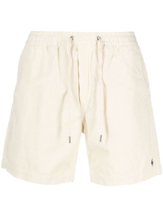 Neutral Corduroy Cotton Deck Shorts