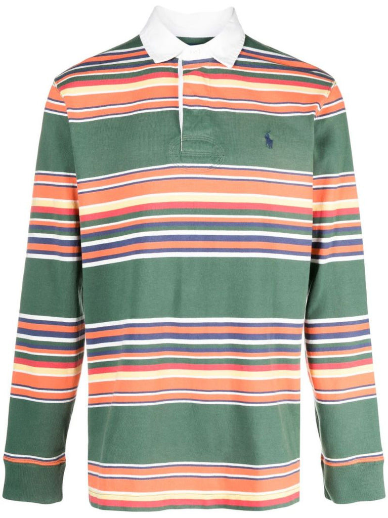 Green the Iconic Striped Rugby Shirt