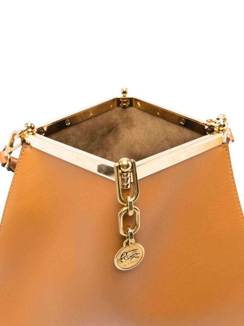 Brown Vela Medium Leathertote Bag