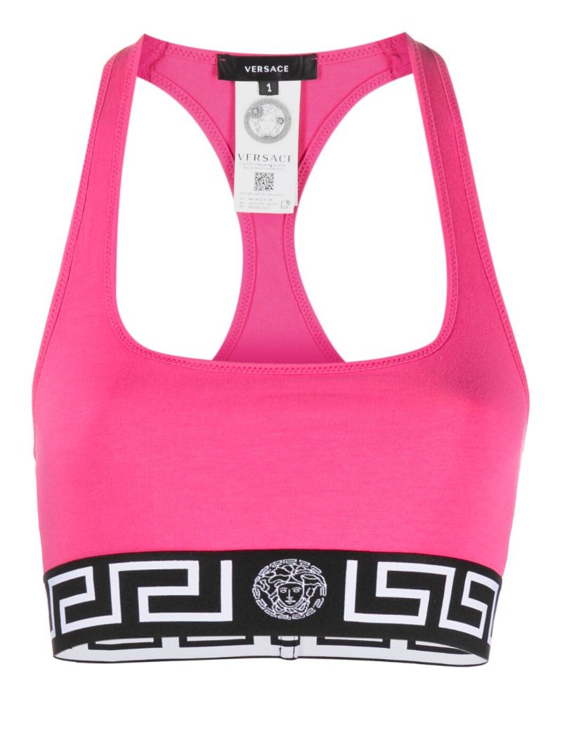 Pink Topeka Cotton Sports Bra