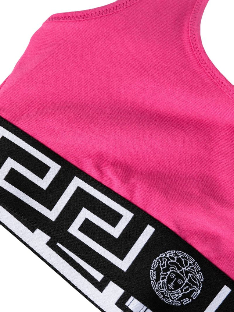 Pink Topeka Cotton Sports Bra