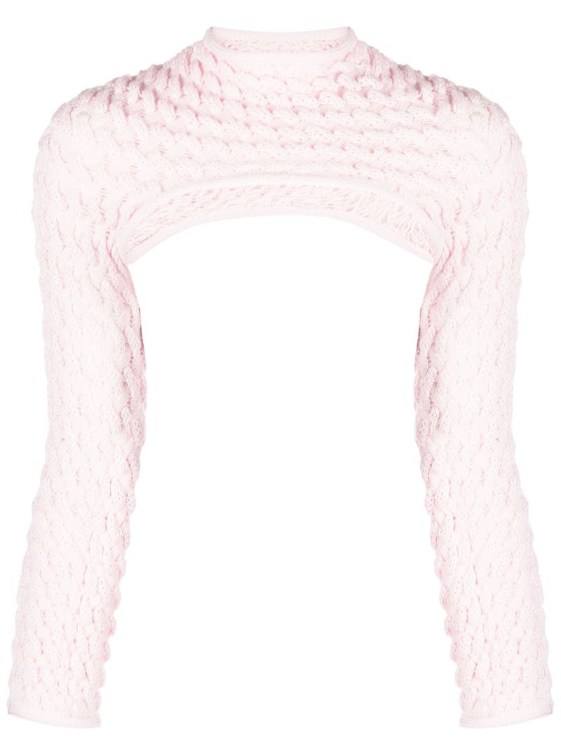 Pink Cereal Knitted Neck Warmer