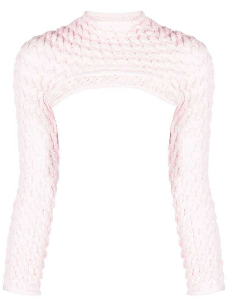 Pink Cereal Knitted Neck Warmer
