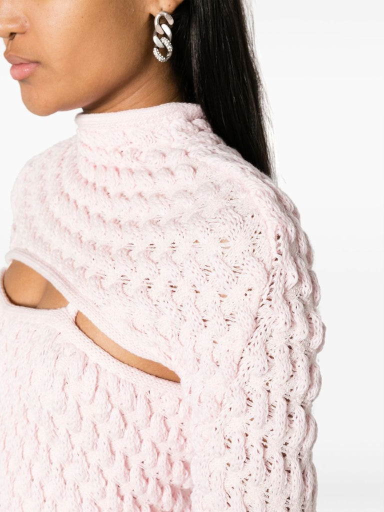 Pink Cereal Knitted Neck Warmer