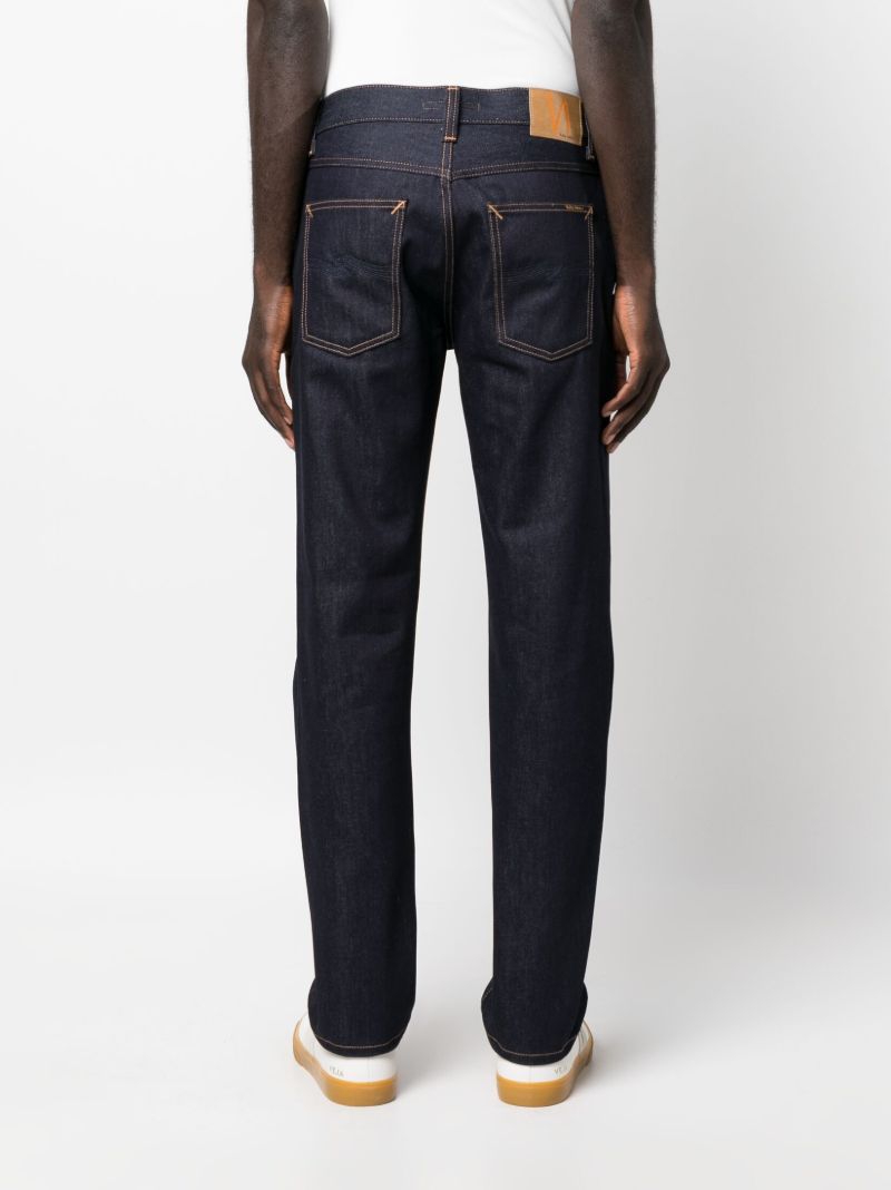 Blue Gritty Jackson Straight-leg Jeans