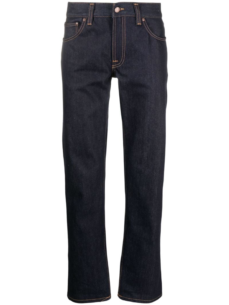 Blue Gritty Jackson Straight-leg Jeans