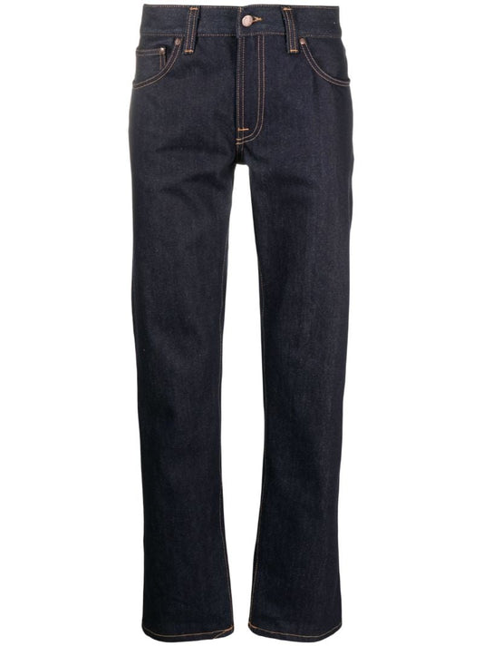 Blue Gritty Jackson Straight-leg Jeans