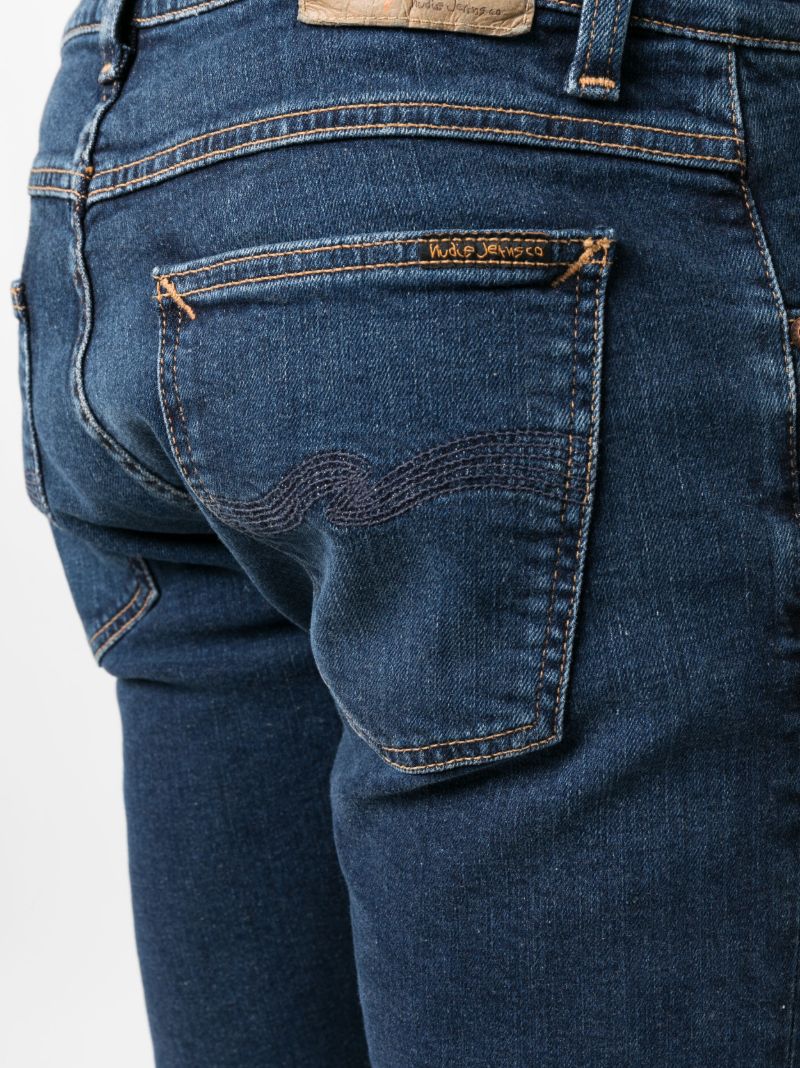 Blue Tight Terry Slim-fit Jeans