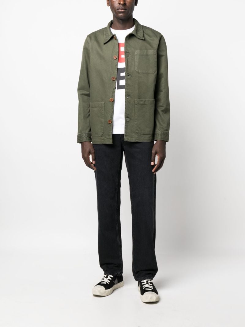 Green Barney Cotton Shirt Jacket