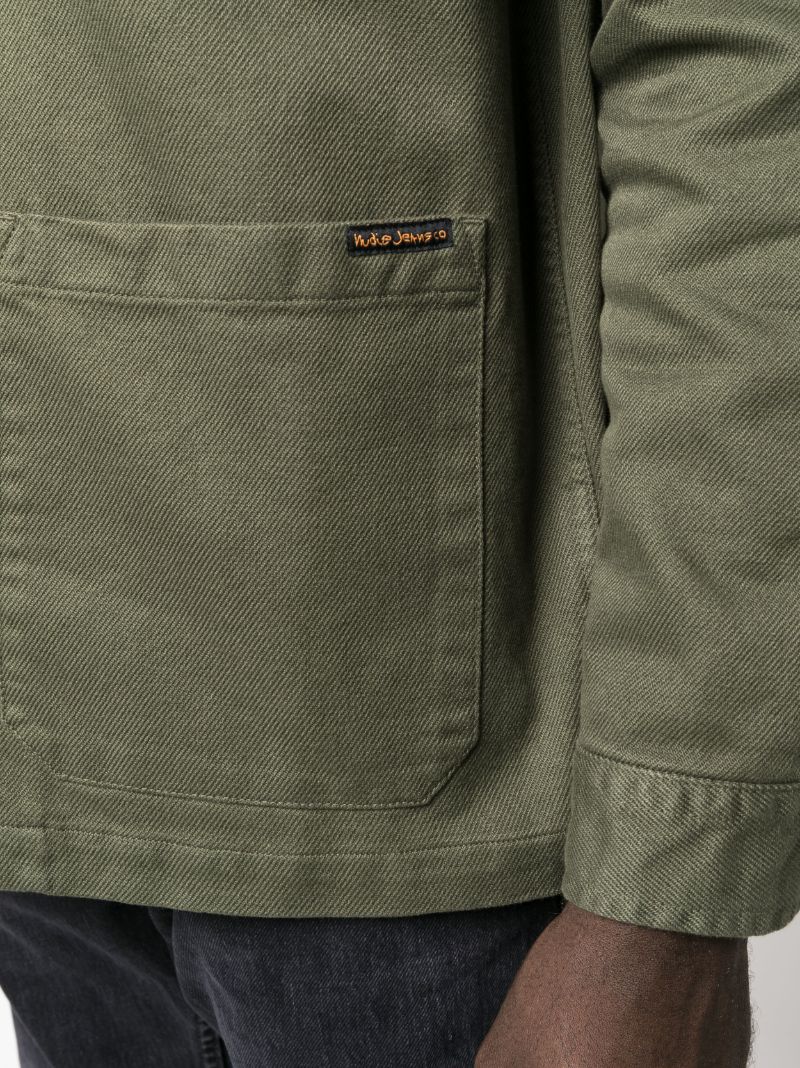 Green Barney Cotton Shirt Jacket