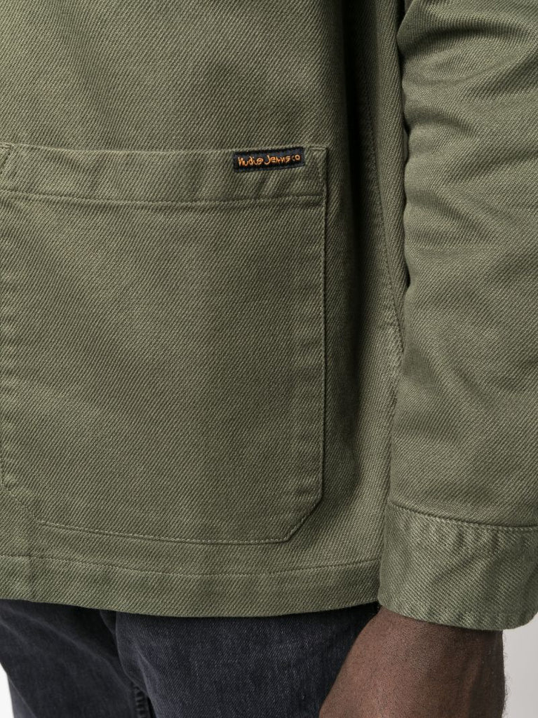 Green Barney Cotton Shirt Jacket