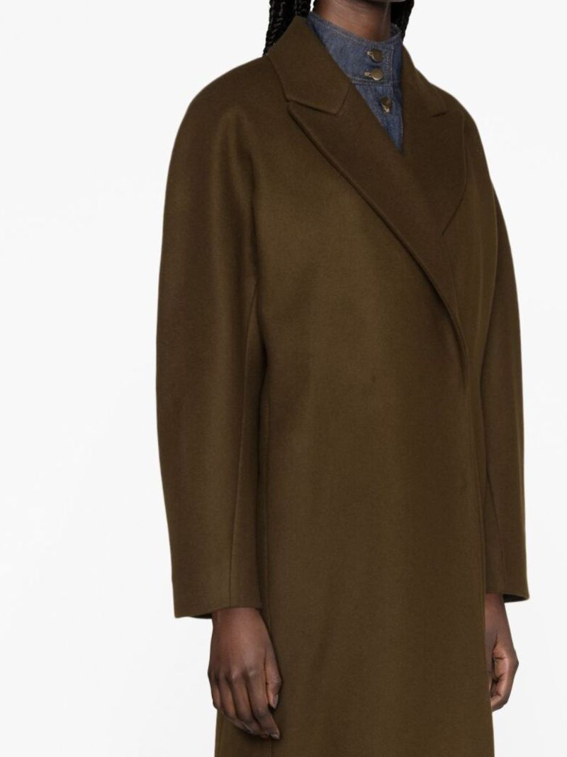 Brown Double-breasted Coat