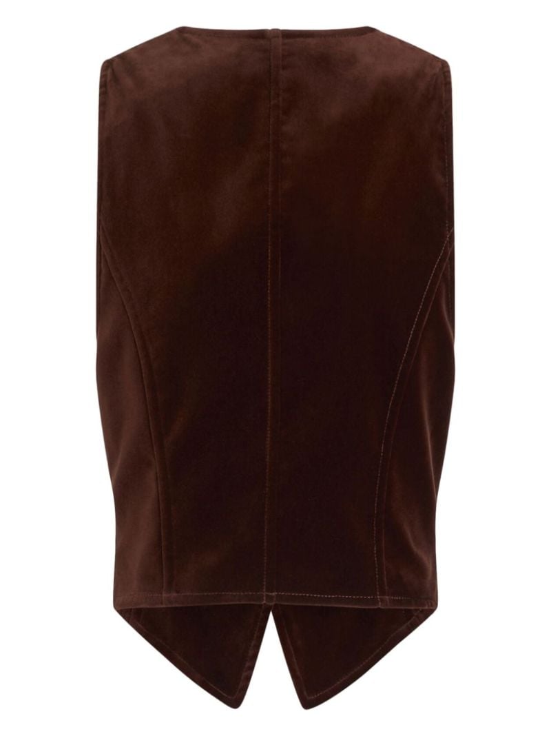 Brown Velvet Waistcoat