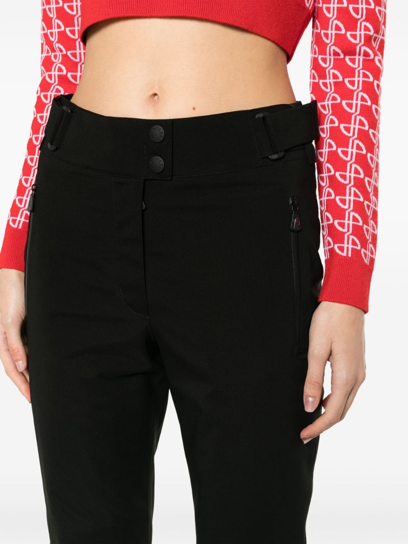 Black Flared-leg Ski Trousers