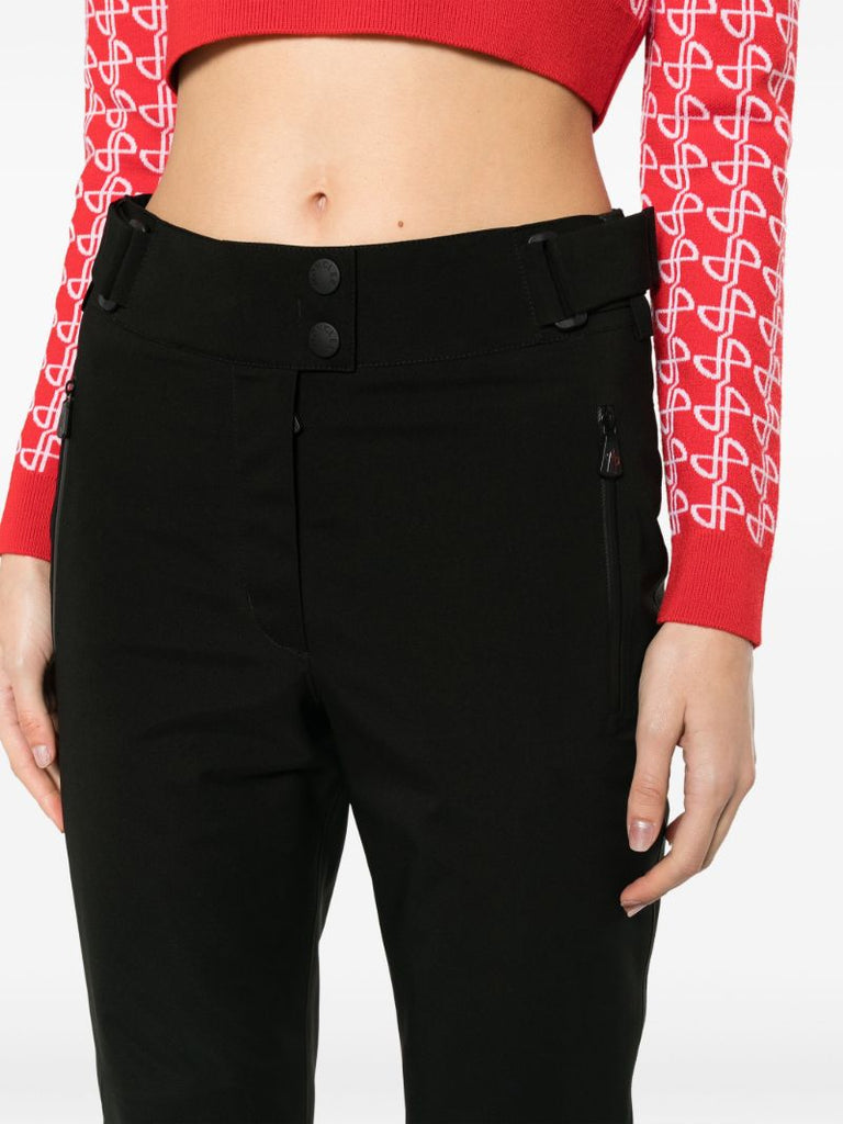 Black Flared-leg Ski Trousers