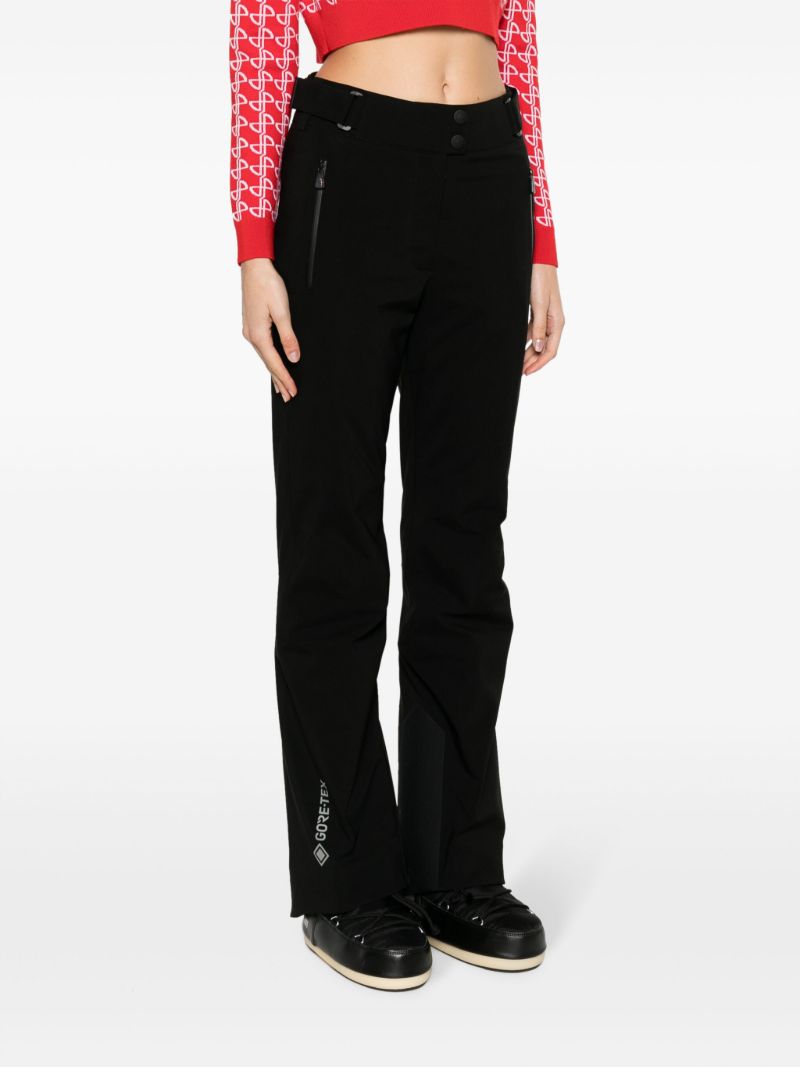 Black Flared-leg Ski Trousers