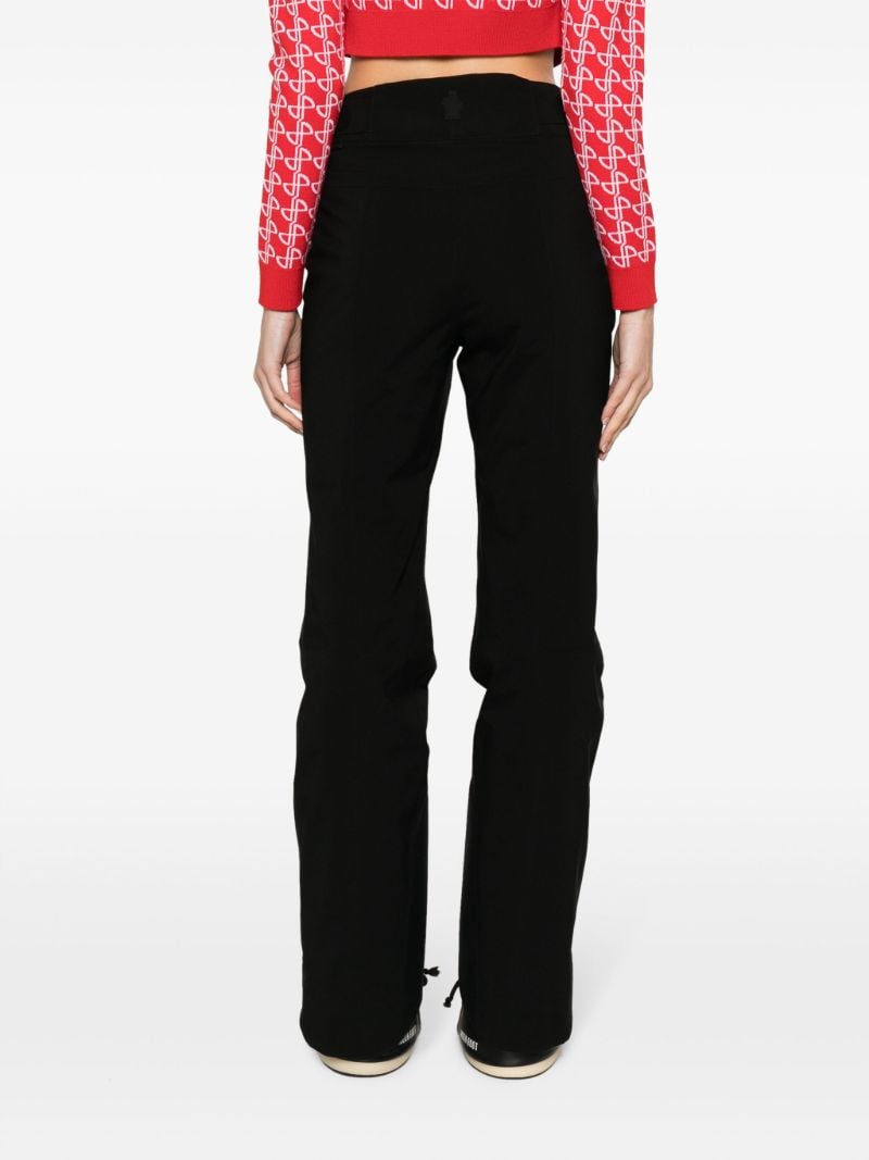 Black Flared-leg Ski Trousers