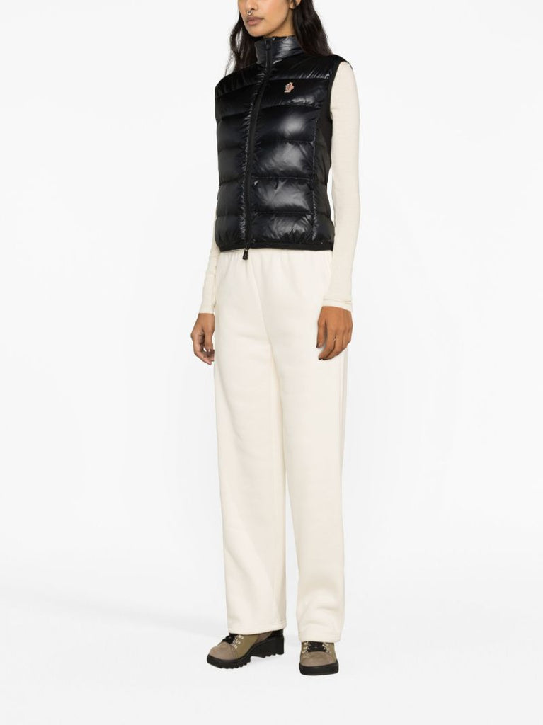 Black Quilted Gilet