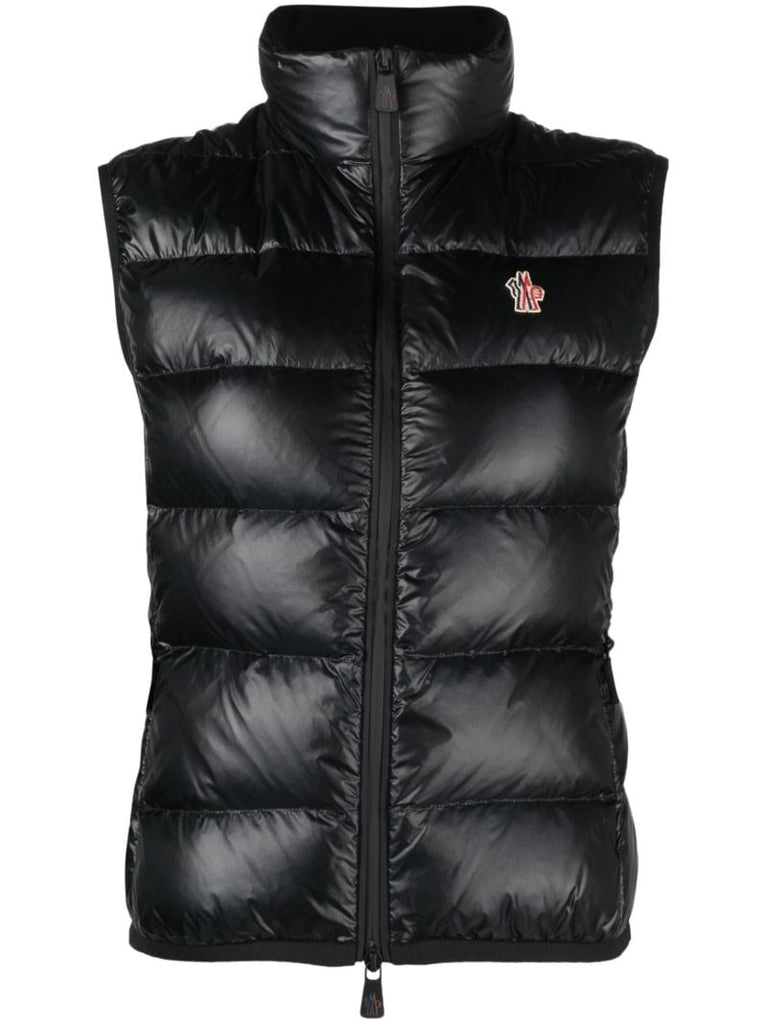 Black Quilted Gilet