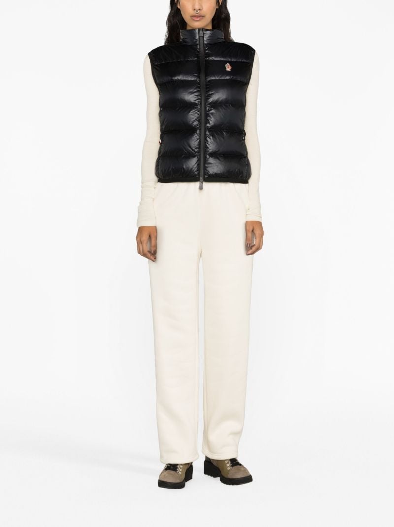 Black Quilted Gilet
