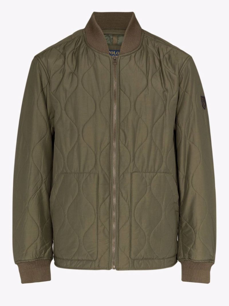 Quilted Bomber Jacket