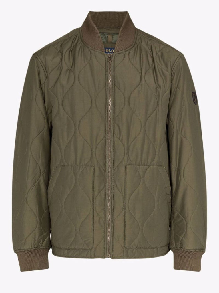 Quilted Bomber Jacket