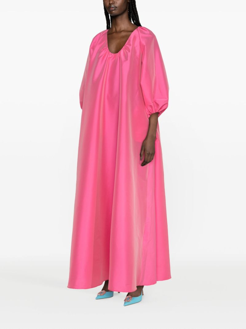 Pink George Draped Maxi Dress