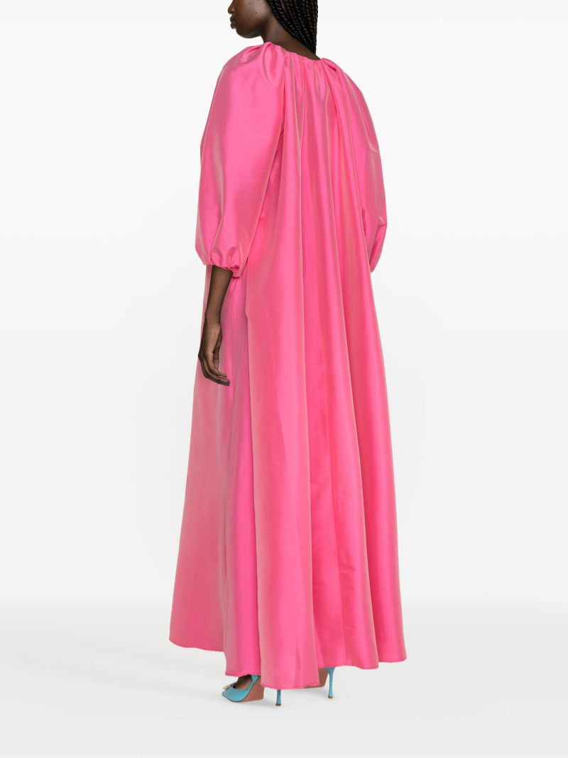 Pink George Draped Maxi Dress