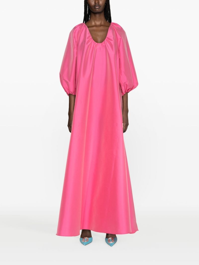 Pink George Draped Maxi Dress