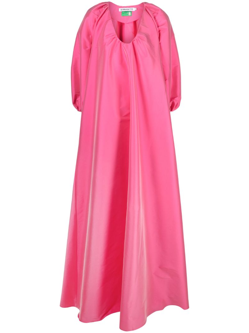 Pink George Draped Maxi Dress