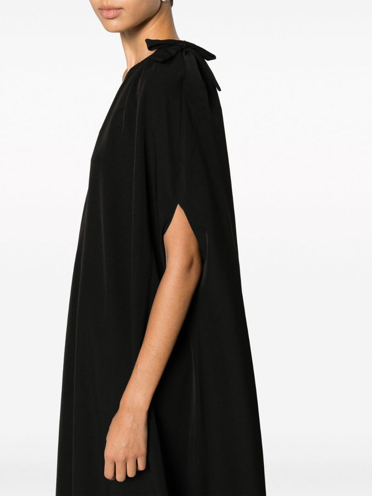 Black Sammy One-shoulder Maxi Dress