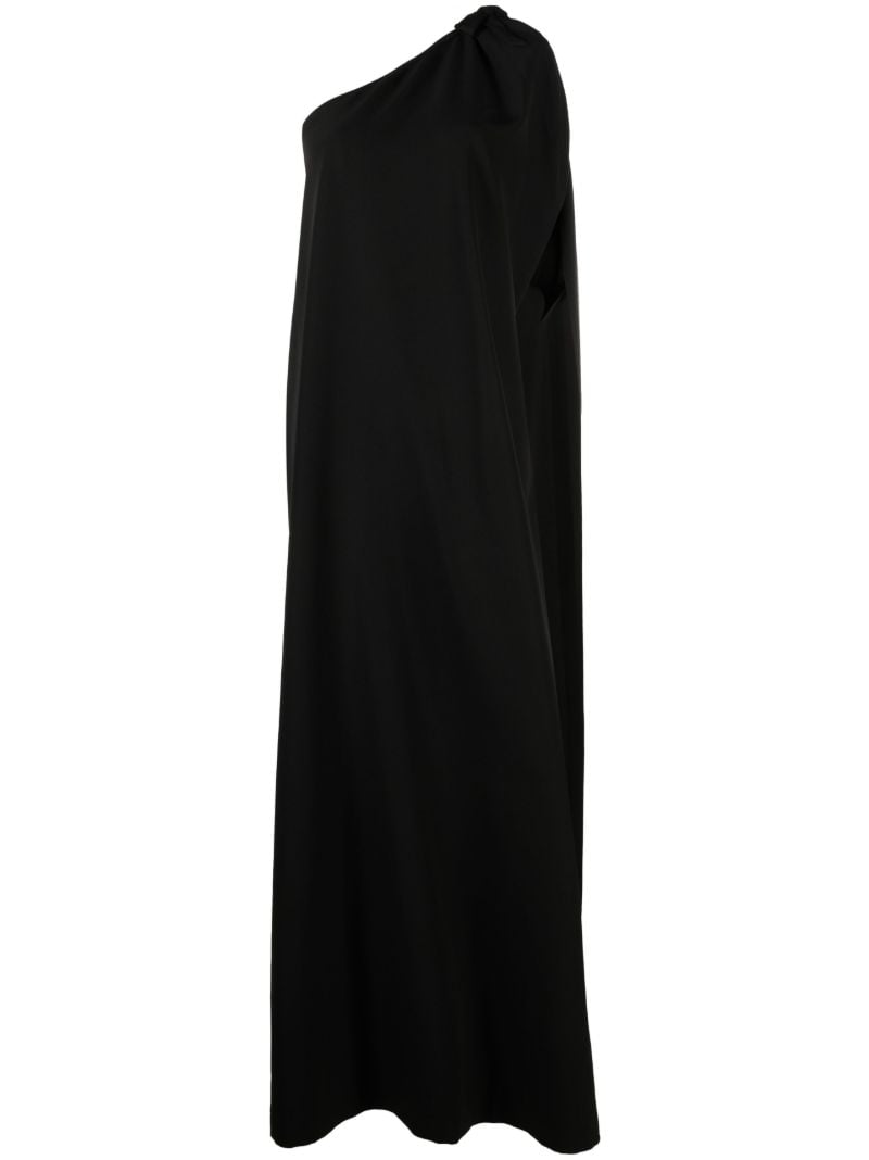 Black Sammy One-shoulder Maxi Dress