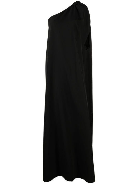 Black Sammy One-shoulder Maxi Dress