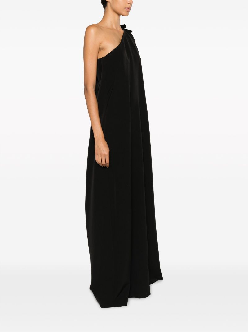 Black Sammy One-shoulder Maxi Dress