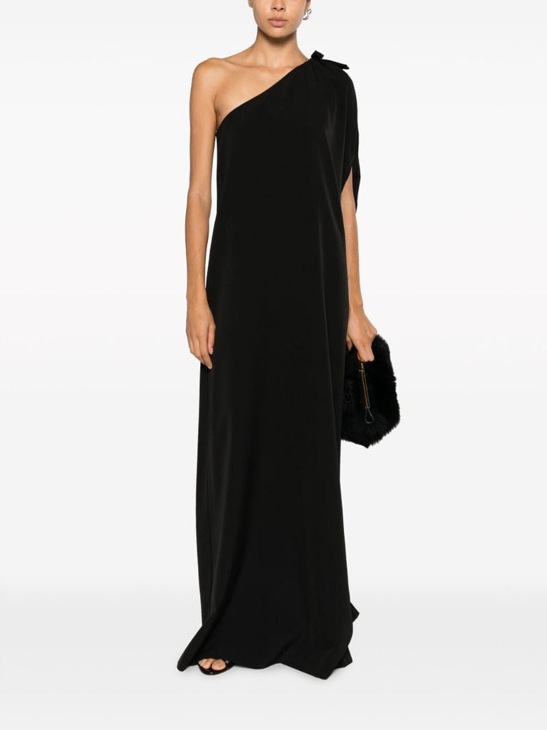 Black Sammy One-shoulder Maxi Dress