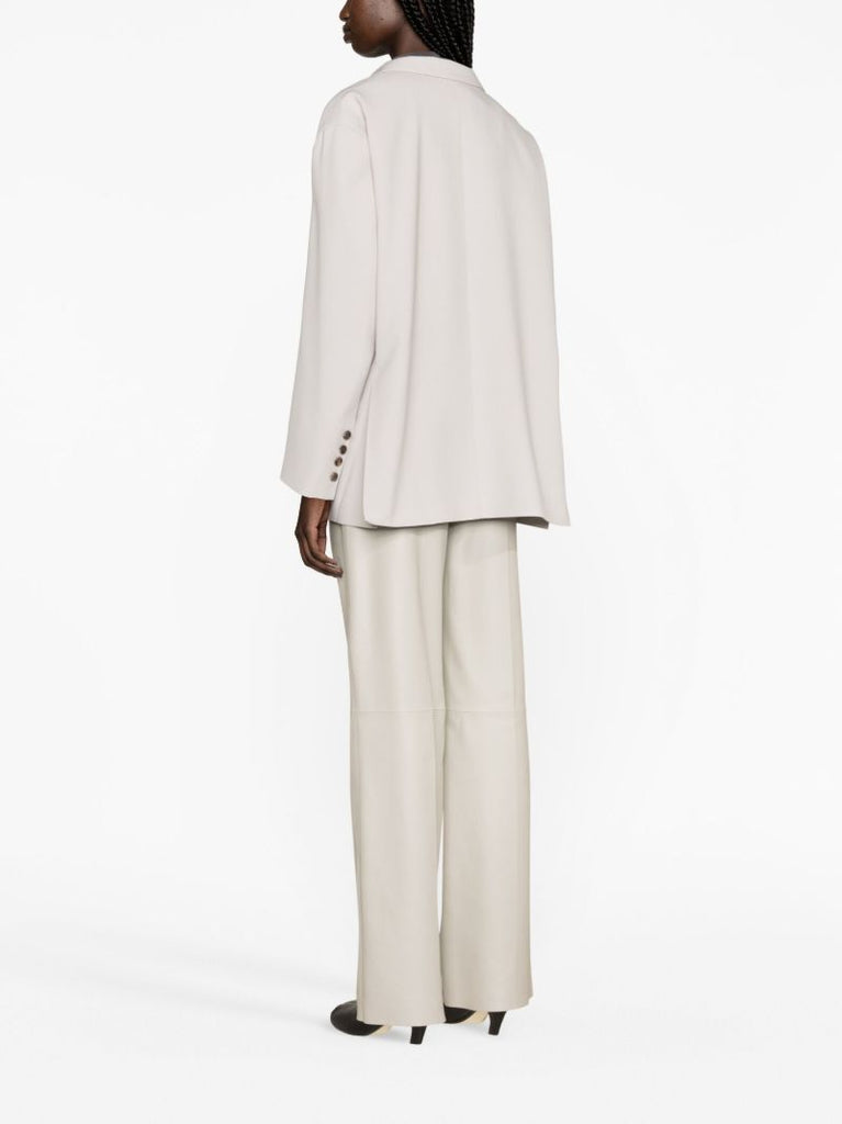 Grey Bea Oversized Single-breasted Blazer