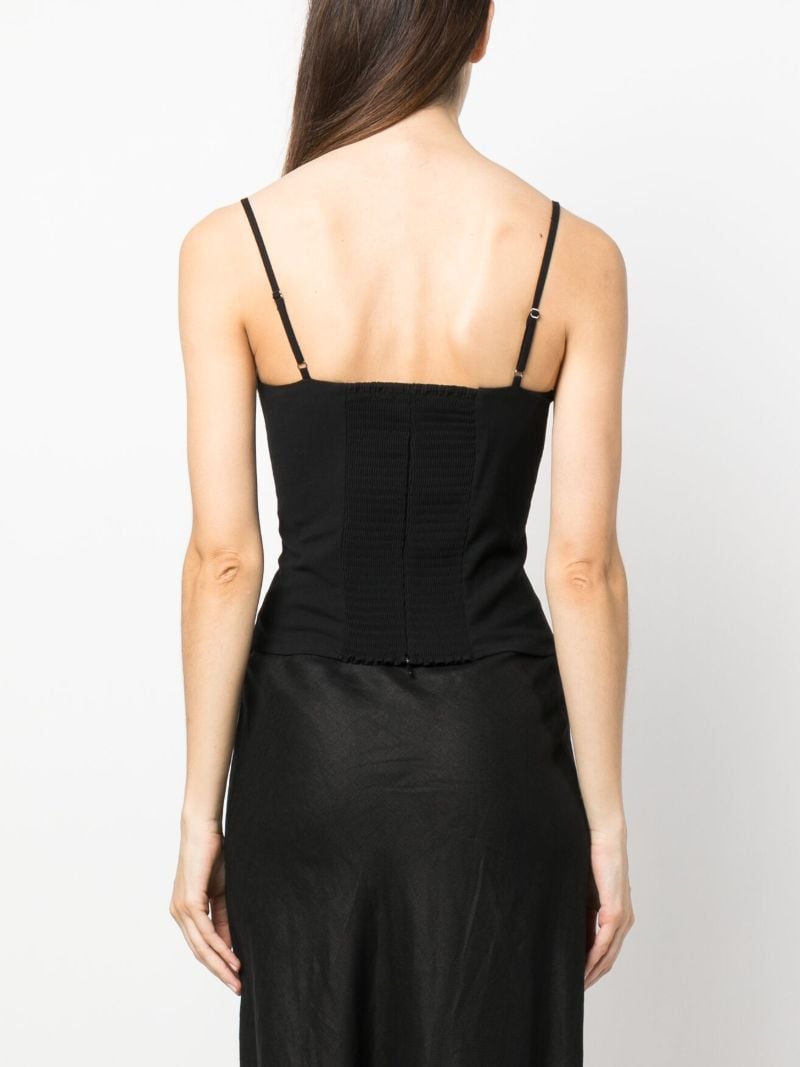 Black Kary Corset Top