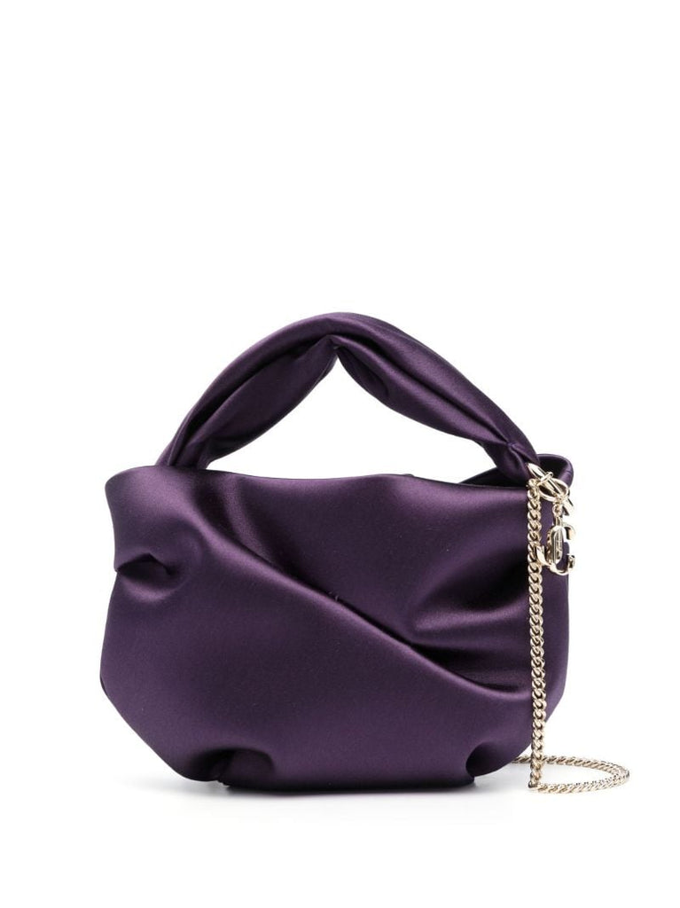 Purple Bonny Draped Tote Bag