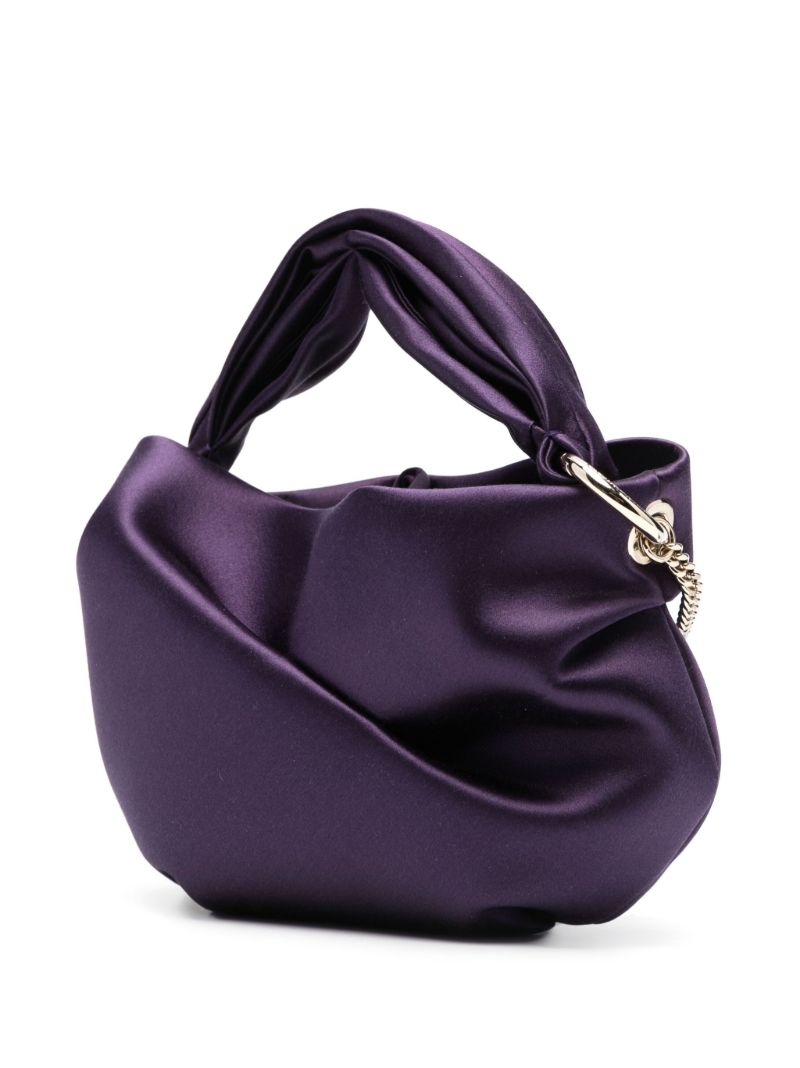 Purple Bonny Draped Tote Bag