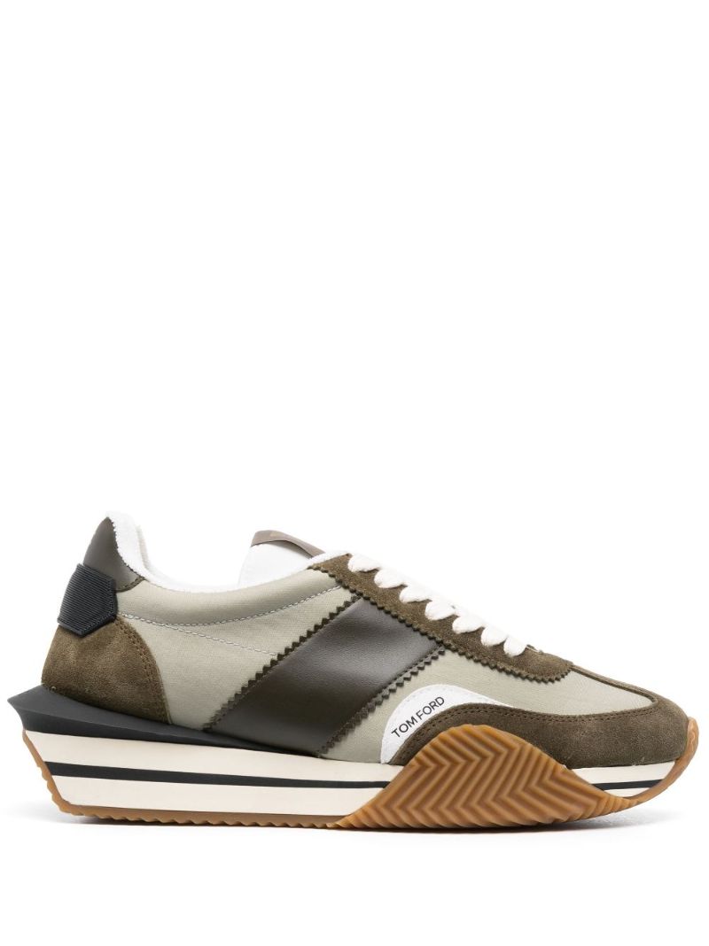 Green James Low Top Sneakers