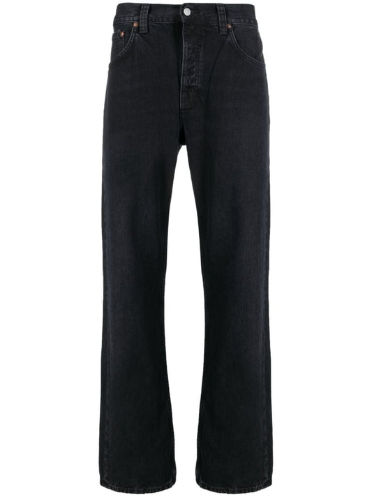 Black Rad Rufus Straight-leg Jeans