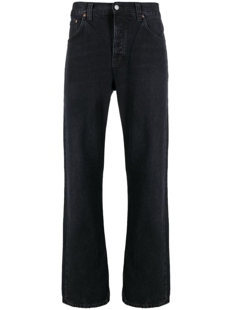 Black Rad Rufus Straight-leg Jeans
