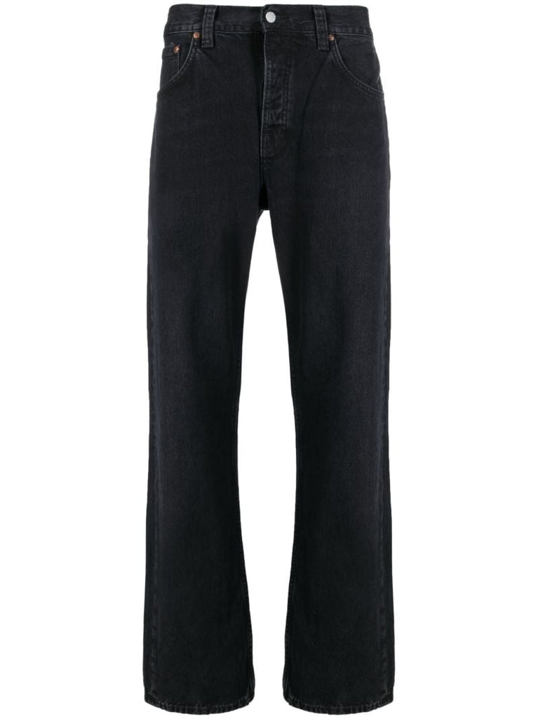 Black Rad Rufus Straight-leg Jeans
