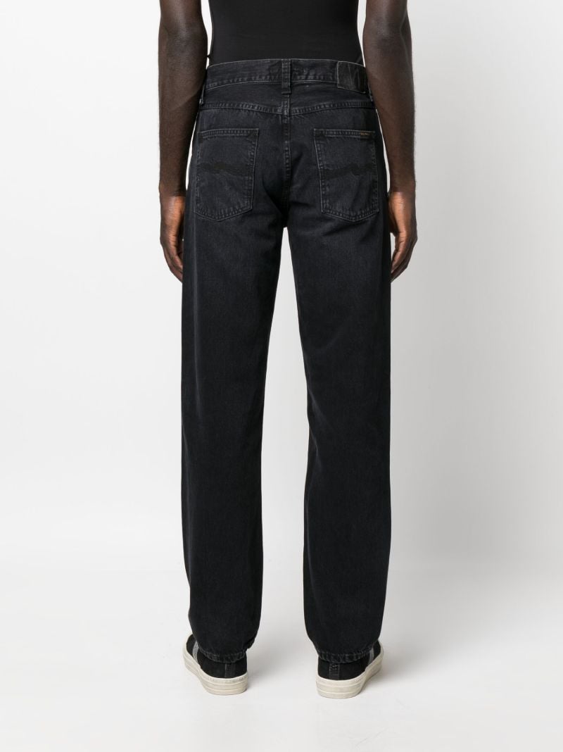 Black Rad Rufus Straight-leg Jeans