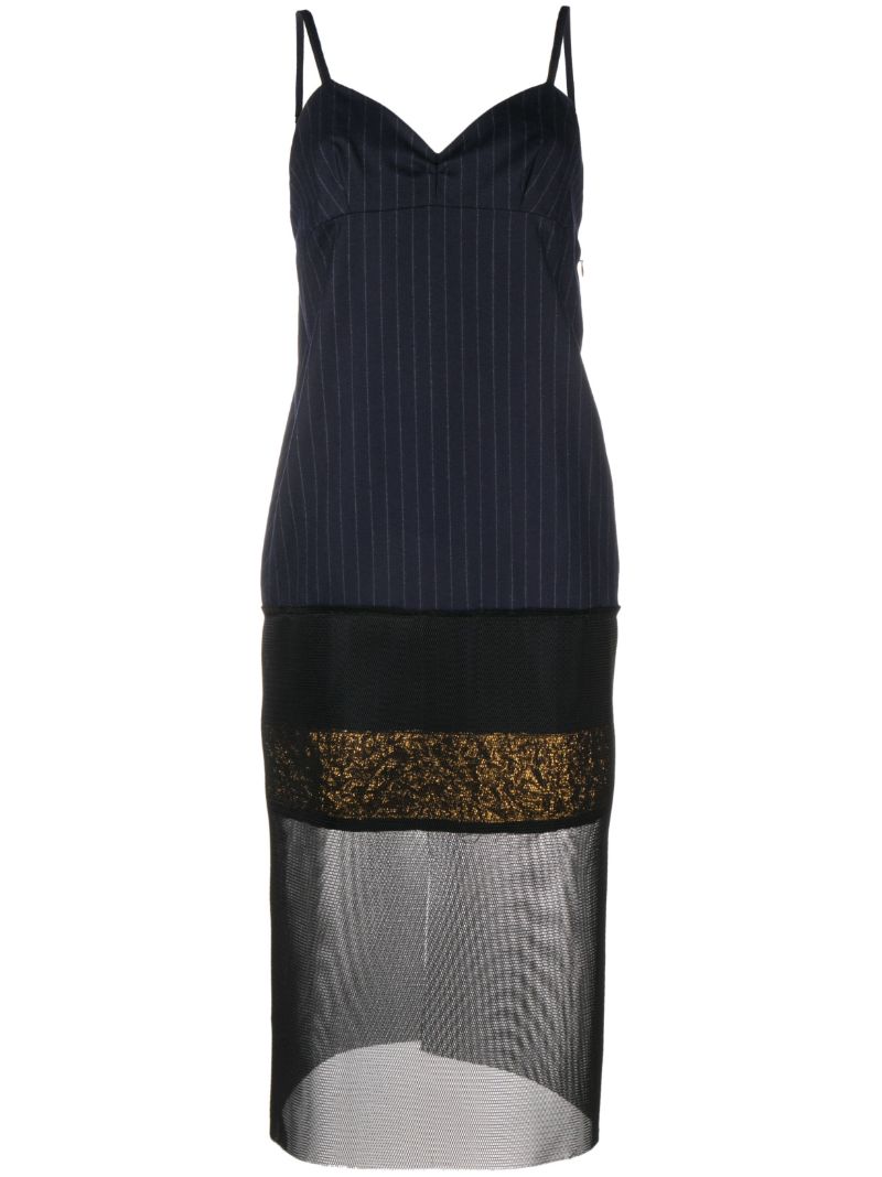 Blue Damiana Layered Midi Dress