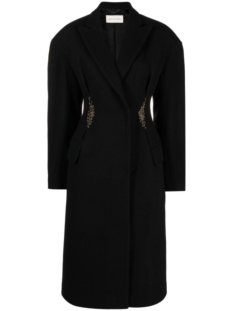 Black Ravis Wool Coat