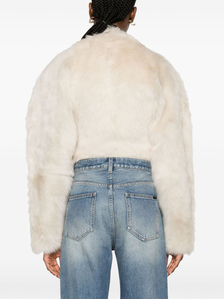 Neutral the Gracell Shearling Jacket