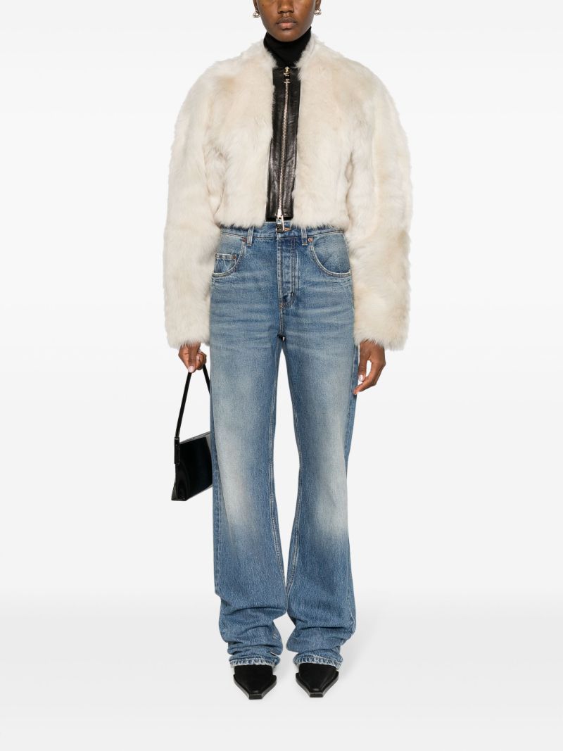 Neutral the Gracell Shearling Jacket